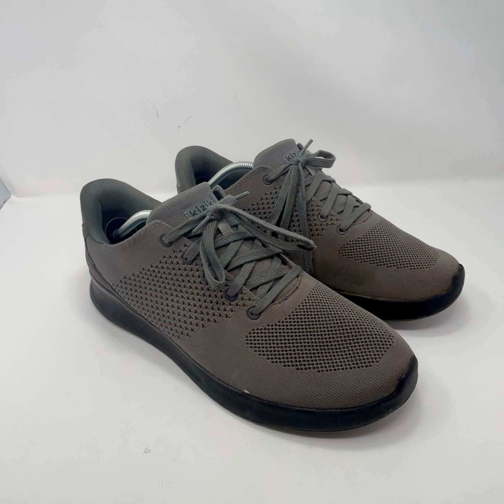 Kizik Lima Storm Grey Hands-Free Slip On Sneakers Mens 13 Wide F1FC DLIMGT05-2E